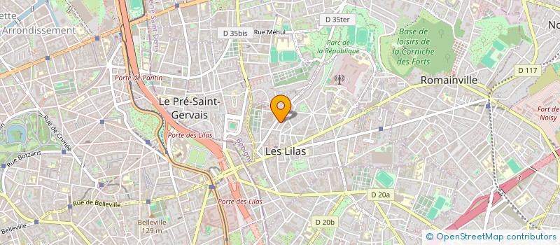 localisation de l'entreprise VIT 26 à LES LILAS