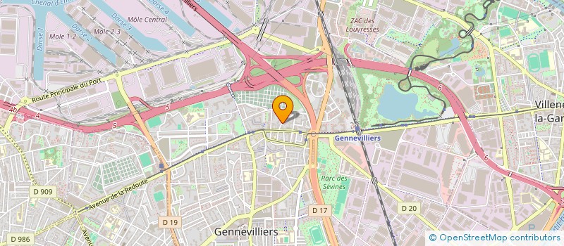 localisation de l'entreprise VIT EXPRESS à GENNEVILLIERS