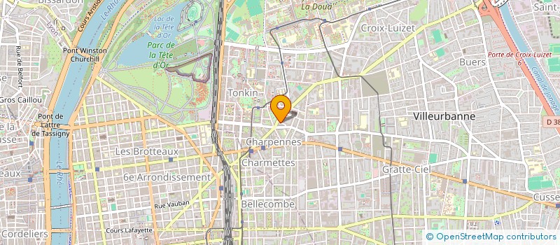localisation de l'entreprise VIT IMMO  VILLEURBANNE
