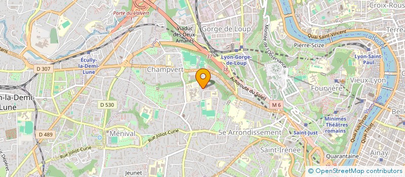 localisation de l'entreprise VIT@LIS TRANSPORT LYONNAIS à LYON