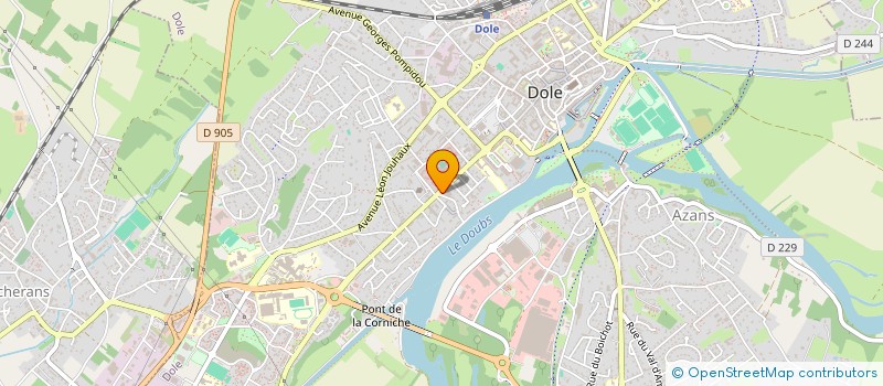 localisation de l'entreprise VIT NET SA à DOLE