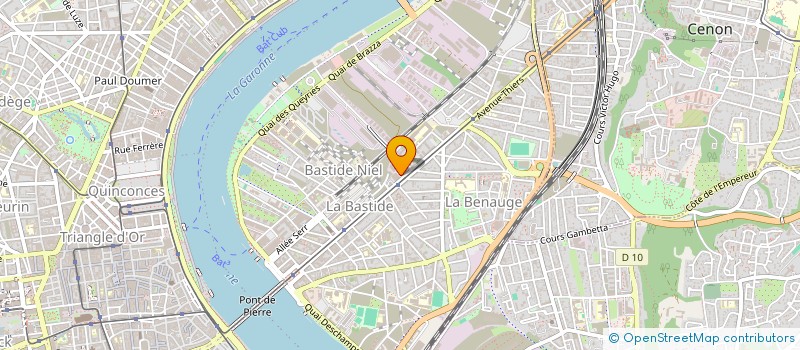 localisation de l'entreprise VIT'O BOIS à BORDEAUX