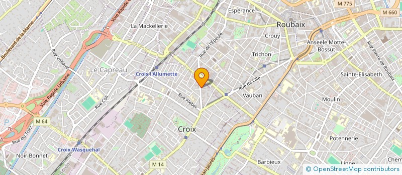 localisation de l'entreprise VIT'OUTILS  CROIX