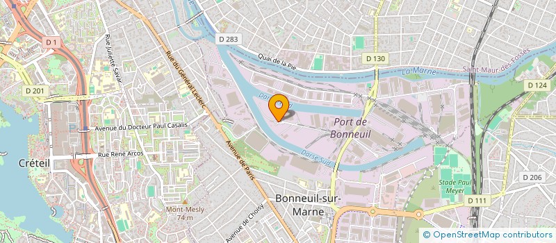 localisation de l'entreprise VIT SARL à BONNEUIL-SUR-MARNE