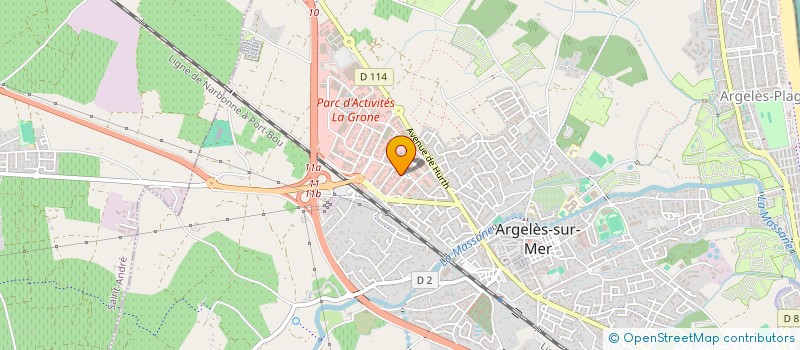 localisation de l'entreprise VIT'VINIF à TOULOUGES