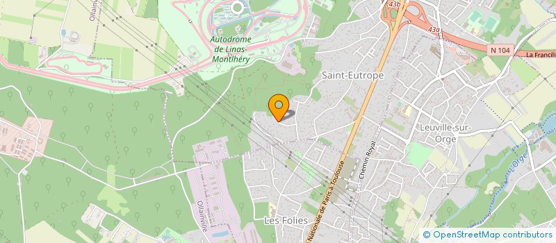 localisation de l'entreprise VIT'VOT'VTC  LINAS