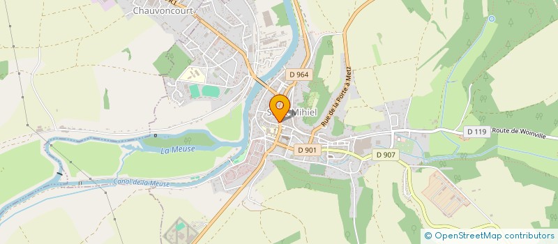 localisation de l'entreprise VITA BAT à SAINT-MIHIEL