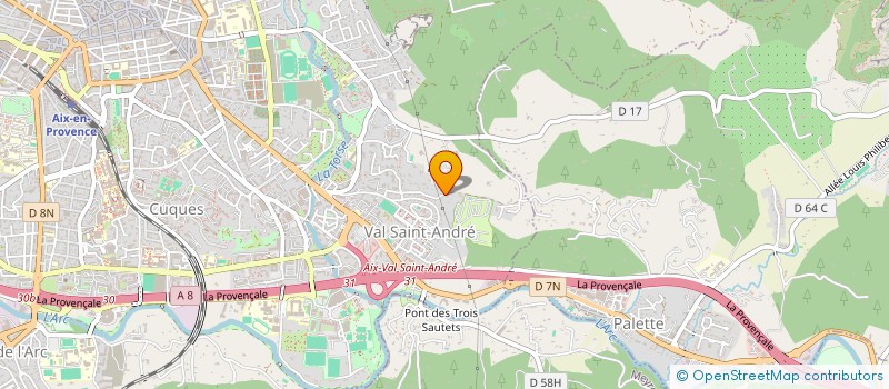 localisation de l'entreprise VITA BLU  LE THOLONET