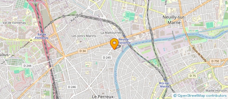 localisation de l'entreprise VITA CONSULTING à LE PERREUX SUR MARNE