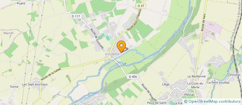 localisation de l'entreprise VITA DANSE  VINDELLE