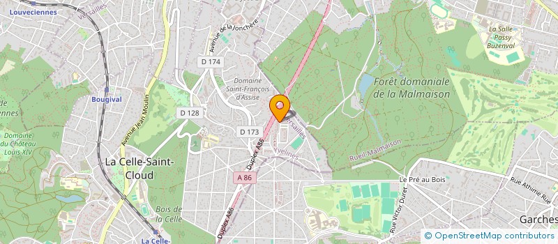 localisation de l'entreprise VITA DOMICILE SERVICES à LA CELLE-SAINT-CLOUD