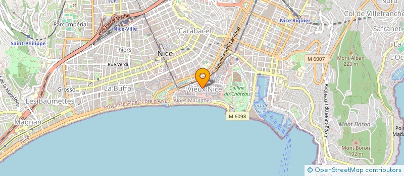 localisation de l'entreprise VITA E BELLA à NICE