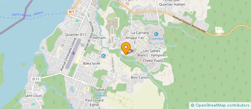 localisation de l'entreprise VITA FITNESS à SAINT-LAURENT-DU-MARONI