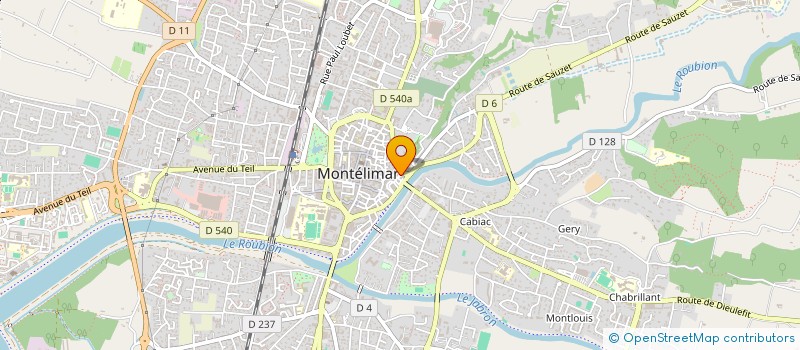 localisation de l'entreprise VITA FORME à MONTELIMAR