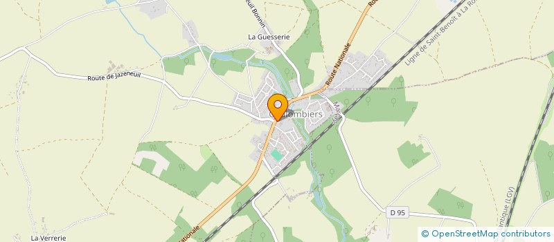 localisation de l'entreprise VITA'GYM COULOMBIERS  COULOMBIERS