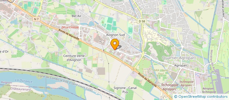 localisation de l'entreprise VITA LIBERTE AVIGNON SUD à AVIGNON
