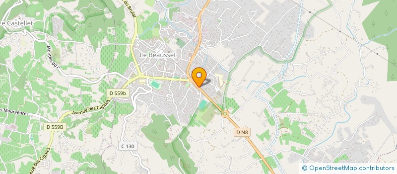 localisation de l'entreprise VITA LIBERTE LE BEAUSSET  LE BEAUSSET