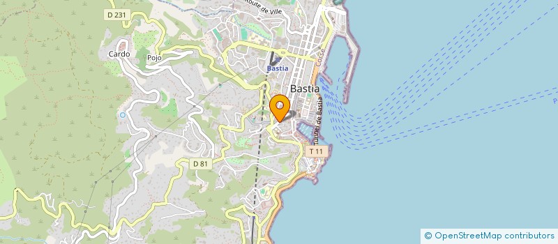 localisation de l'entreprise VITA LIBERTE PAOLI à BASTIA