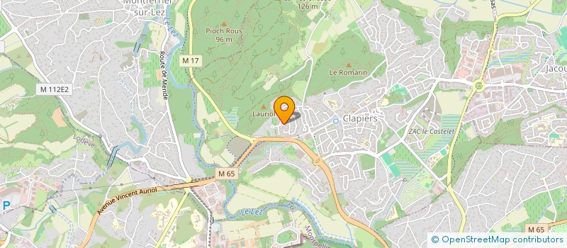 localisation de l'entreprise VITA LINE  CLAPIERS