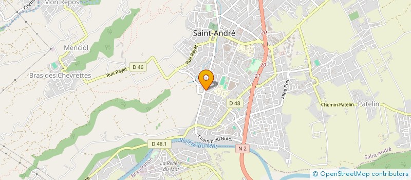 localisation de l'entreprise VITA'NATUR  SAINT-ANDRE