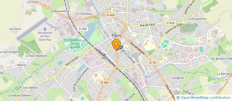 localisation de l'entreprise VITA OSTEO à FLERS