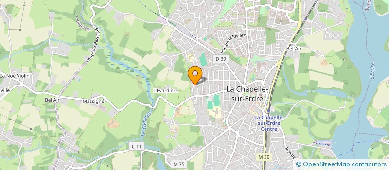 localisation de l'entreprise VITA SANA MRC à LA CHAPELLE-SUR-ERDRE