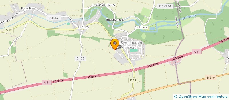 localisation de l'entreprise VITA TAXI  AUNEAU-BLEURY-SAINT-SYMPHORIEN