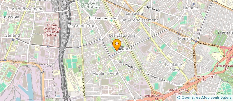 localisation de l'entreprise VITA TRANS à LYON