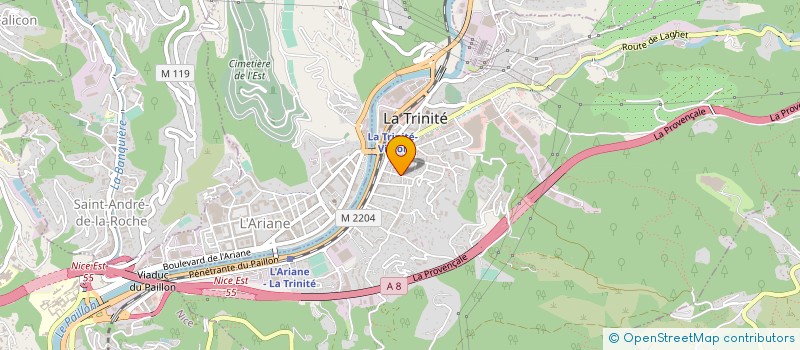 localisation de l'entreprise VITA VERIDIS à LA TRINITE