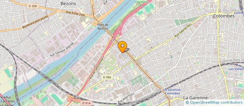 localisation de l'entreprise VITABEE  COLOMBES