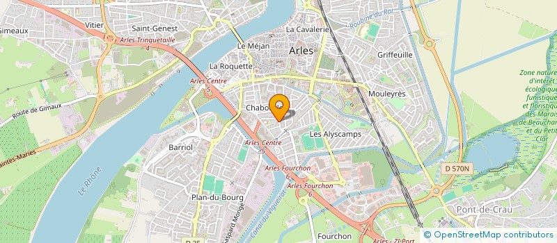 localisation de l'entreprise VITACEAE  ARLES