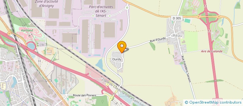 localisation de l'entreprise VITADANCE  REAU