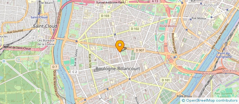 localisation de l'entreprise VITADI à BOULOGNE-BILLANCOURT