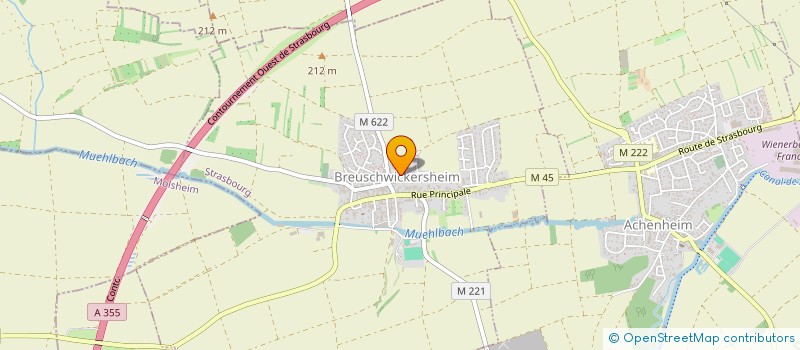 localisation de l'entreprise VITADOMUS  BREUSCHWICKERSHEIM