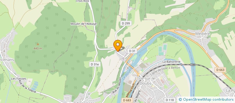 localisation de l'entreprise VITAE FORME  APPENANS