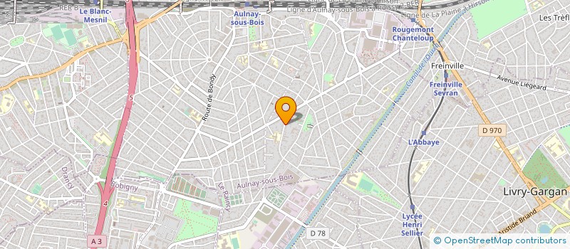 localisation de l'entreprise VITAE PROJECT IMMOBILER à AULNAY-SOUS-BOIS