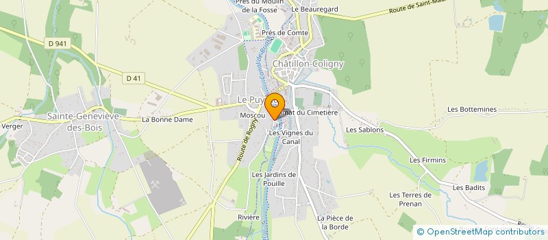 localisation de l'entreprise VITAE'RELAXO à SAINTE-GENEVIEVE-DES-BOIS
