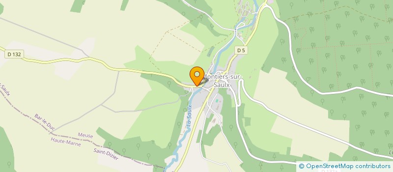 localisation de l'entreprise VITAFORM à MONTIERS-SUR-SAULX