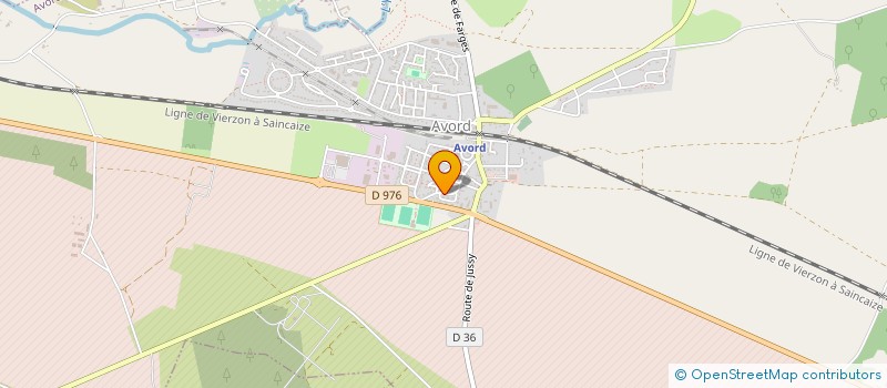 localisation de l'entreprise VITAFORM AVORD, MOULINS-SUR-YEVRE, FARGES-EN-SEPTAINE  AVORD