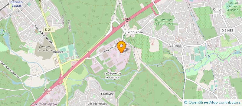 localisation de l'entreprise VITAGERMINE à CANEJAN
