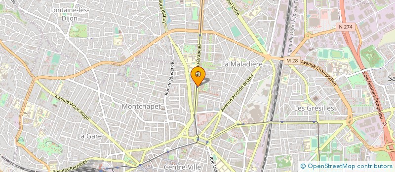 localisation de l'entreprise VITAGORA VIGNE ET VIN - 3V  DIJON