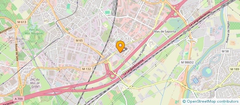 localisation de l'entreprise VITAGRA à LATTES