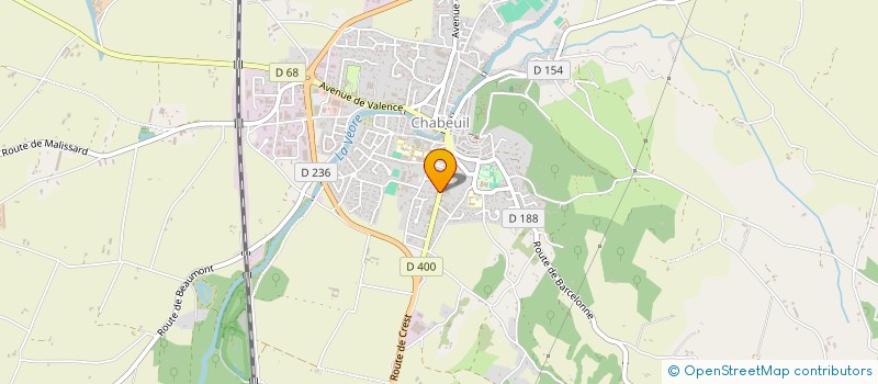 localisation de l'entreprise VITAGRI à CHABEUIL