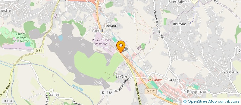 localisation de l'entreprise VITAGRUME  ALBI