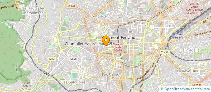 localisation de l'entreprise VITAGYM  CLERMONT-FERRAND