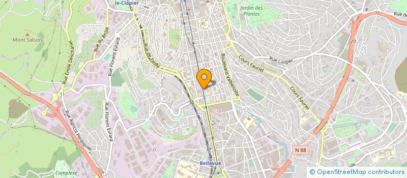 localisation de l'entreprise VITAGYM à SAINT-ETIENNE