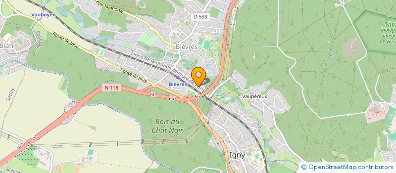 localisation de l'entreprise VITAHE  BIEVRES