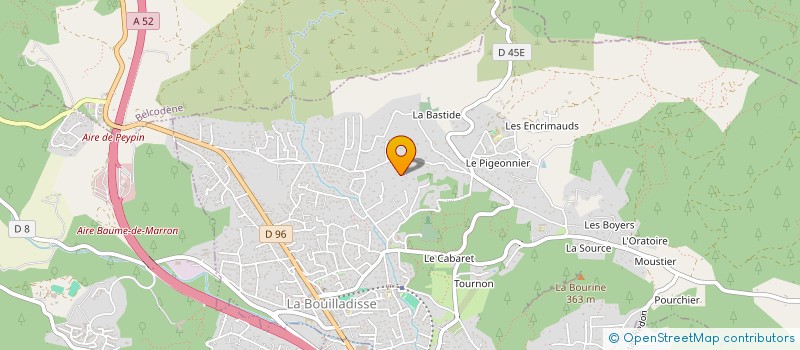 localisation de l'entreprise VITAIMMO  LA BOUILLADISSE