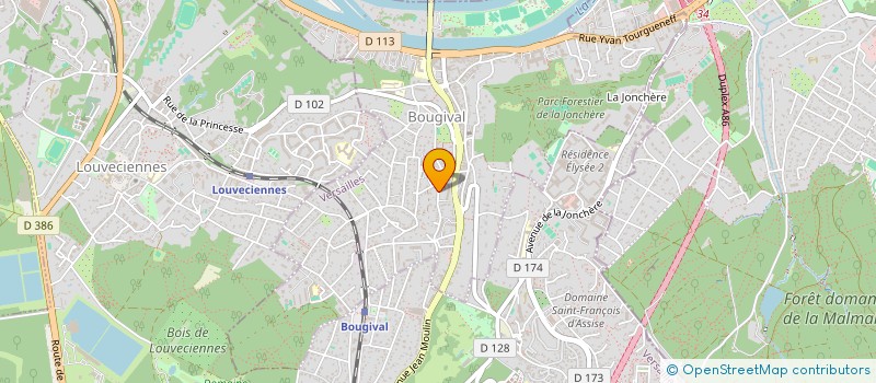 localisation de l'entreprise VITAIR  BOUGIVAL