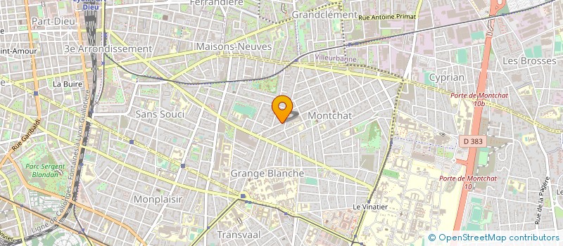 localisation de l'entreprise VITAL BATI NET  LYON